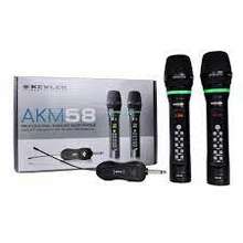 KEVLER AKM 58 UHF Dual Wireless Microphone Price List in