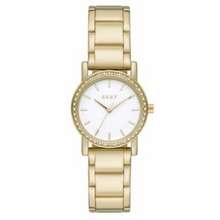 DKNY Women's Tompkins Three-Hand Rose Gold-Tone Watch - NY2210