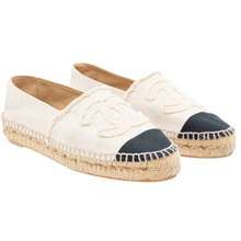 CHANEL Pebble Leather Espadrille Flats  More Than You Can Imagine