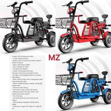 Mz Three Wheel Electric Bicycle 48V 11A Lithium