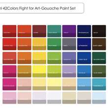 Miya Himi 42 colors x 80ml gouache set