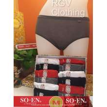 SOEN PANTY FOR WOMEN (BCI) 12/BOX RANDOM COLOR AND DESIGN