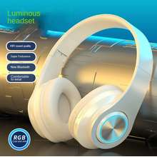 Luminous Bluetooth Earphones Headphones Subwoofer 