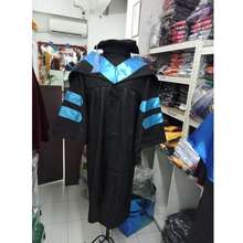 Masteral Graduation Toga, Hood And Beret For