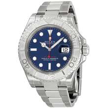 Pre owned Yacht Master Blue Dial Mens Watch