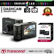 Transcend DrivePro 550 Dual Lens Dashcam w/ FREE 64GB