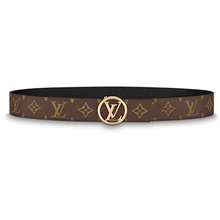 Louis Vuitton LV Initiales 30 mm Reversible Belt Cherry Red