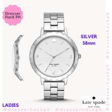 kate spade new york metro three-hand navy leather watch - KSW9004