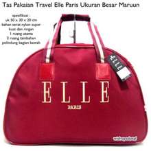 Maroon Jumbo Travel Bag Is