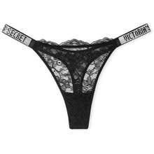 ❤️VICTORIAS SECRET Dream Angels Very Sexy Lacy Thong Panty Black