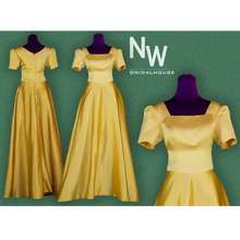Noelle West Simple Yellow Filipiniana Evening
