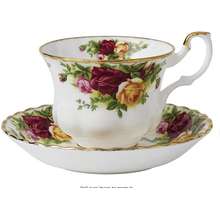 Royal Doulton Friendship Tea for One Mostly White with Multicolored Floral Print 