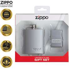 Zippo Gift Set - 12 Fl.oz Fluid Fuel and 3 Wick Card 3 Flint Card (18