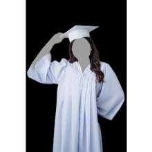 White Graduation Toga With Cap( For Kinder,