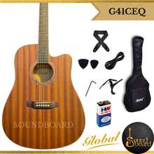 G41Ceq Pure Mahogany Acoustic- Electric Guitar