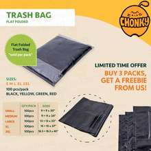 EMBRACE PH Garbage Bag Disposable Trash Bag 25 to 50 PCS per PACK