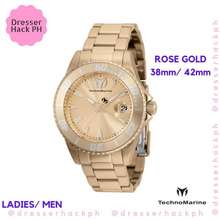 Ladies Men'S Watch Rose Gold 38Mm