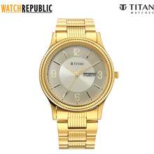 Titan gold hot sale watch price