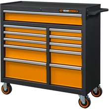 Kennedy 315XB 15-Drawer Maintenance Cart Brown