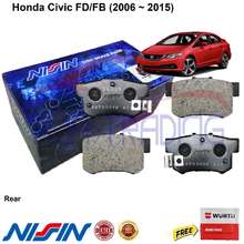 New Nissin Disc Brake Pad Set Front NPO104W for Honda Accord