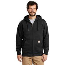 Carhartt Men's Rain Defender Loose Fit Heavyweight Sweatshirt, Black, Large  at  Men's Clothing store