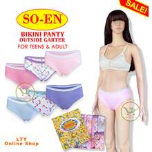 Original SOEN bikini panty 12 pcs/box and 6pcs (embroidered and Printed  design) for ADULT