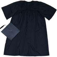 Black Toga/Graduation Gown And Cap For College (
