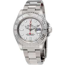 Pre owned Yacht Master Platinum Dial Mens Watch
