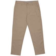 Stretch low rise slim tapered khakis