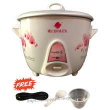 Micromatic Rice Cooker 6-8 Person 620W - Yellow Elephant Everyday Low Price