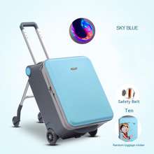 Luggage luggage with child seat Baby can sit and