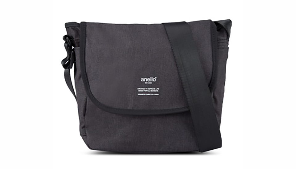 anello SHOULDER BAG UNISEX - Across body bag - black 