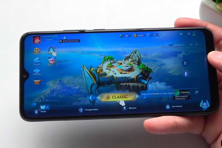 oppo a16k gaming