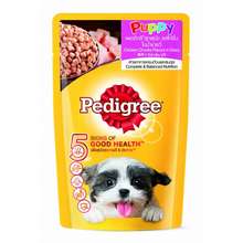 Best Pedigree Puppy Chicken Chunks in Sauce 130g 24 Packs Prices in ...