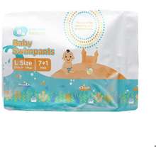 Pampers Splashers Swim Diapers - Size M, 18 Count, Gap-Free Disposable Baby  Swim Pants